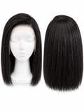Black Straight Lace Front Wig – Human Hair