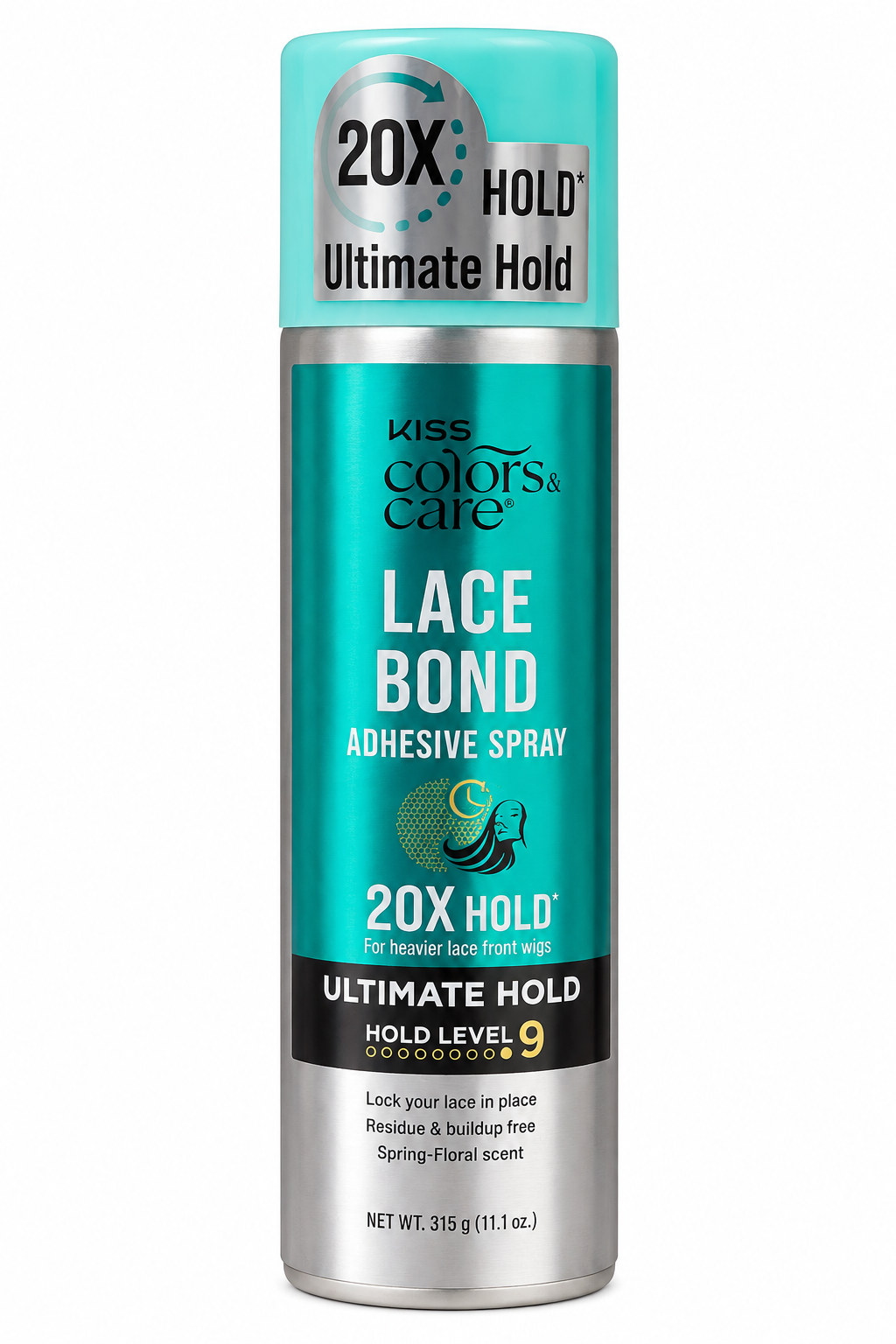 KISS Colors & Care Lace Bond Adhesive Spray – 20X Ultimate Hold
