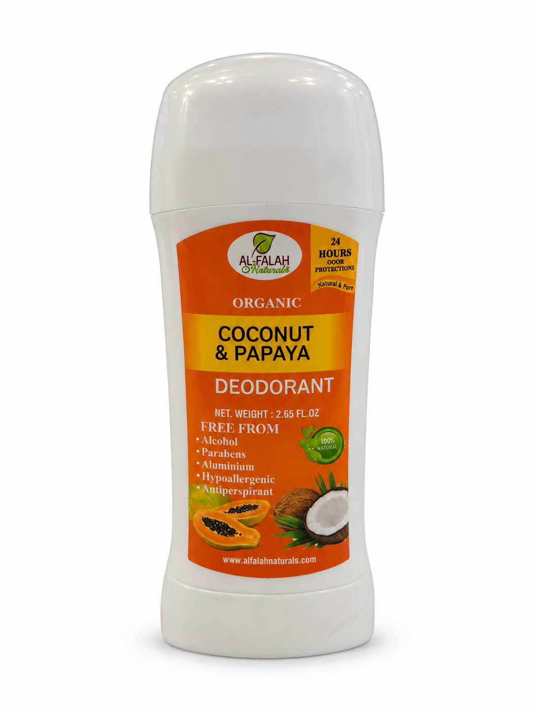 Al-Falah Organic Coconut & Papaya Deodorant