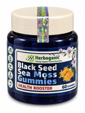 Herboganic Black Seed Sea Moss Gummies – 60 Gummies