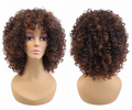 Brown Curly Bob Wig – Synthetic Hair