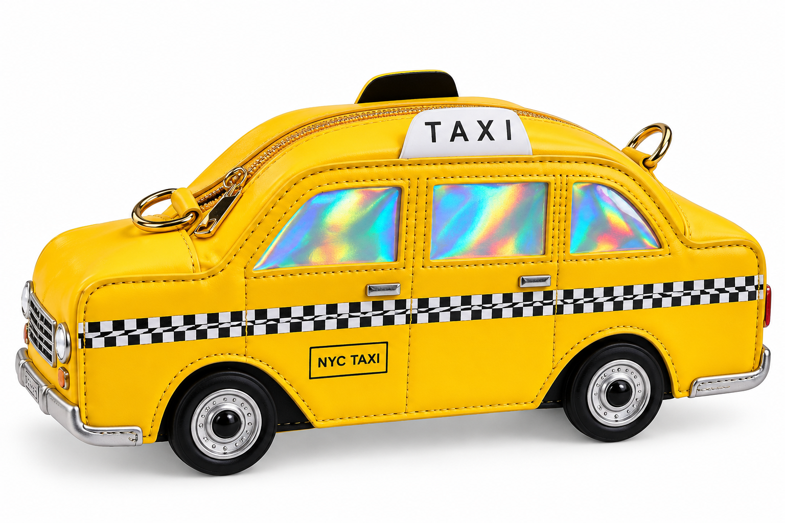 Yellow Taxi Car-Shaped Handbag