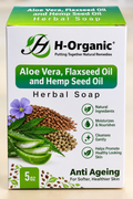 Aloe Vera, Flaxseed & Hemp Seed Oil Herbal Soap – 5 oz