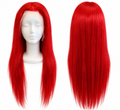 Long Red Straight Lace Front Wig – Human Hair