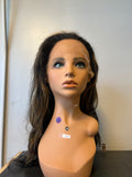 26” Natural Black Human Hair Lace Front Wig – Long Body Wave